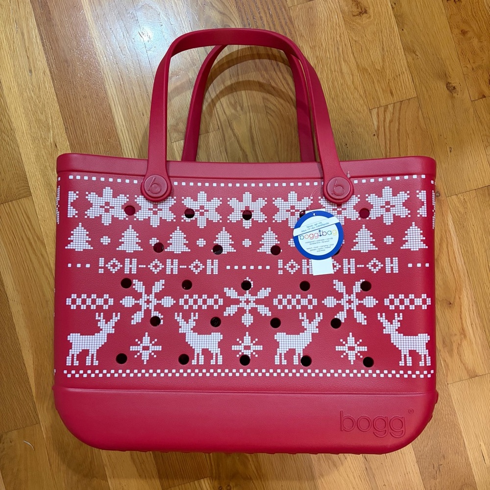 BOGG BAG Red Holiday Tote